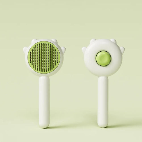 Shedwell self-cleaning brush — size and scale reference
